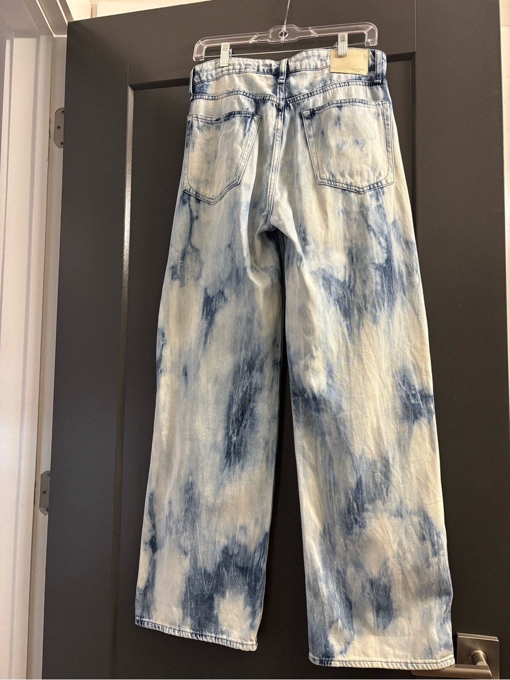 rag & bone Logan Wide-Leg Jeans Indigo Water Color Rare - Picture 3 of 8
